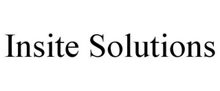 INSITE SOLUTIONS