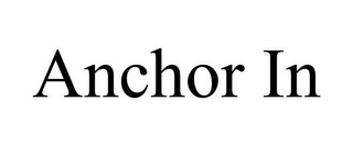 ANCHOR IN