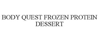 BODY QUEST FROZEN PROTEIN DESSERT