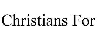 CHRISTIANS FOR