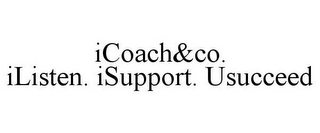 ICOACH&CO. ILISTEN. ISUPPORT. USUCCEED