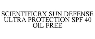 SCIENTIFICRX SUN DEFENSE ULTRA PROTECTION SPF 40 OIL FREE