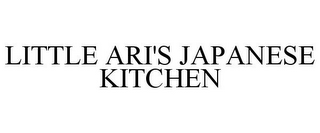 LITTLE ARI'S JAPANESE KITCHEN