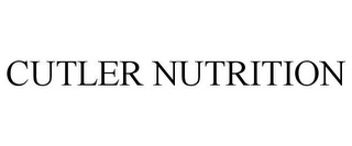 CUTLER NUTRITION