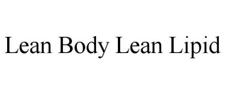 LEAN BODY LEAN LIPID