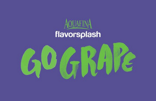 AQUAFINA FLAVORSPLASH GO GRAPE