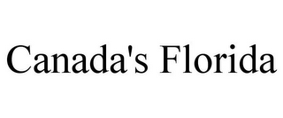 CANADA'S FLORIDA