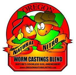 OREGON NATURAL NITRO WORM CASTINGS BLEND NATURE'S ODORLESS SOIL AMENDMENT WWW.OREGON NATURALNITRO