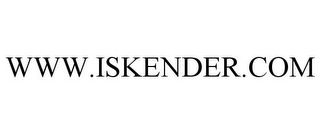 WWW.ISKENDER.COM