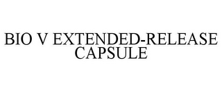 BIO V EXTENDED-RELEASE CAPSULE