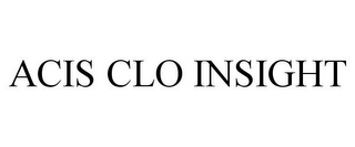 ACIS CLO INSIGHT