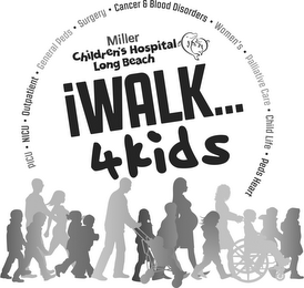 MILLER CHILDREN'S HOSPITAL LONG BEACH IWALK... 4KIDS PICU ­ NICU ­ OUTPATIENT ­ GENERAL PEDS ­ SURGERY ­ CANCER & BLOOD DISORDERS ­ WOMEN'S ­ PALLIATIVE CARE ­ CHILD LIFE ­ PEDS HEART