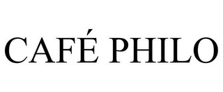 CAFÉ PHILO