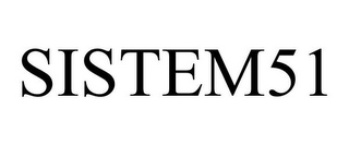 SISTEM51