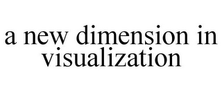 A NEW DIMENSION IN VISUALIZATION