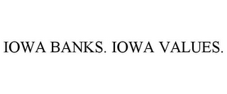 IOWA BANKS. IOWA VALUES.