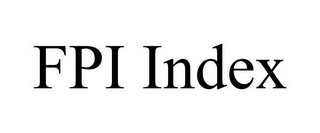 FPI INDEX