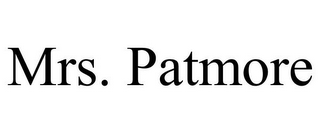 MRS. PATMORE
