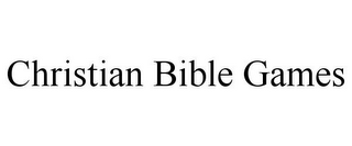 CHRISTIAN BIBLE GAMES
