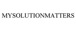 MYSOLUTIONMATTERS