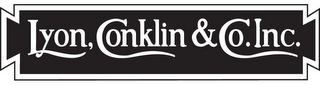 LYON, CONKLIN & CO. INC.