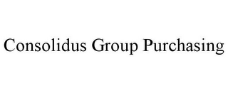 CONSOLIDUS GROUP PURCHASING