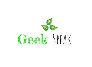 GEEK SPEAK