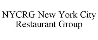 NYCRG NEW YORK CITY RESTAURANT GROUP