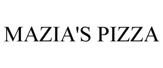 MAZIA'S PIZZA