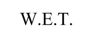 W.E.T.