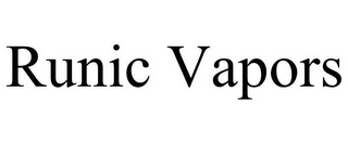 RUNIC VAPORS