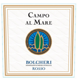 CAMPO AL MARE BOLGHERI DENOMINAZIONE DI ORIGINE CONTROLLATA ROSSO