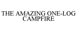 THE AMAZING ONE-LOG CAMPFIRE