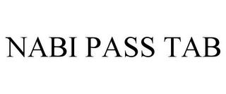 NABI PASS TAB