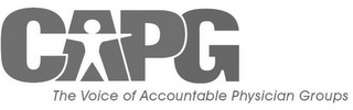 CAPG THE VOICE OF ACCOUNTABLE PHYSICIAN GROUPS