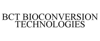 BCT BIOCONVERSION TECHNOLOGIES