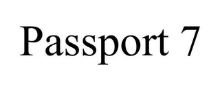 PASSPORT 7