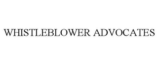 WHISTLEBLOWER ADVOCATES