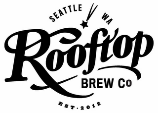 SEATTLE WA ROOFTOP BREW CO. EST. 2012