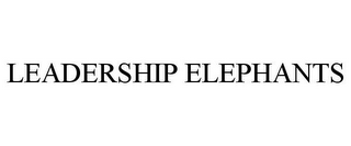 LEADERSHIP ELEPHANTS