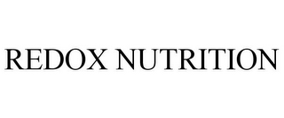 REDOX NUTRITION