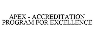 APEX - ACCREDITATION PROGRAM FOR EXCELLENCE