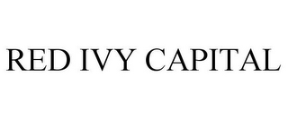 RED IVY CAPITAL