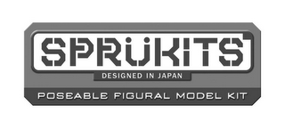 SPRÜKITS DESIGNED IN JAPAN POSEABLE FIGURAL MODEL KITS