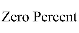 ZERO PERCENT