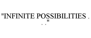 "INFINITE POSSIBILITIES . . ."