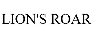 LION'S ROAR