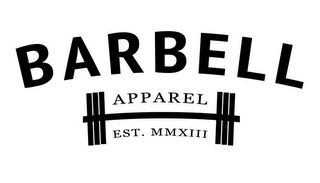 BARBELL APPAREL EST. MMXIII