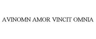 AVINOMN AMOR VINCIT OMNIA