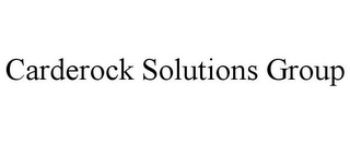 CARDEROCK SOLUTIONS GROUP